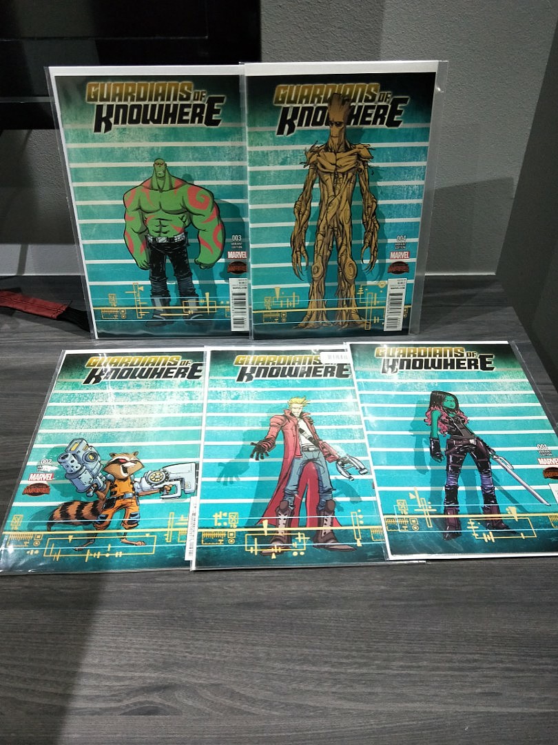 Guardians Of Knowhere Connecting Variant Set Books - 