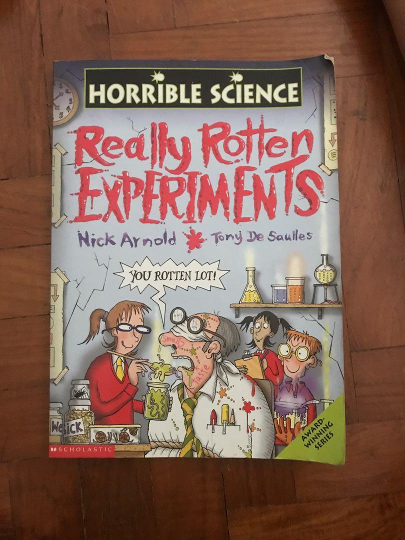 Horrible science really rotten experiments top