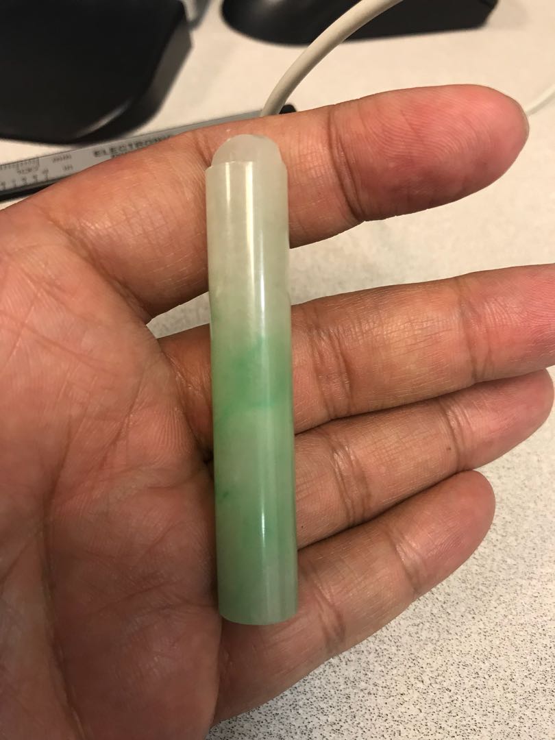 Jade sales cylinder pendant