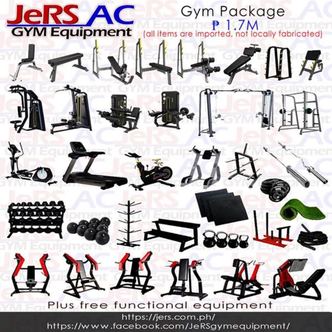 Jers Ac Trading Gym Equipment Package Sports Exercise And Body Building On Carousell