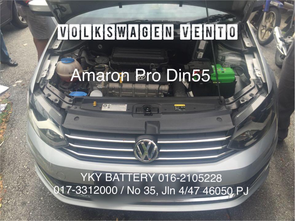 Kereta Bateri Volkswagen Vento Amaron Pro Din55 Auto Accessories On Carousell