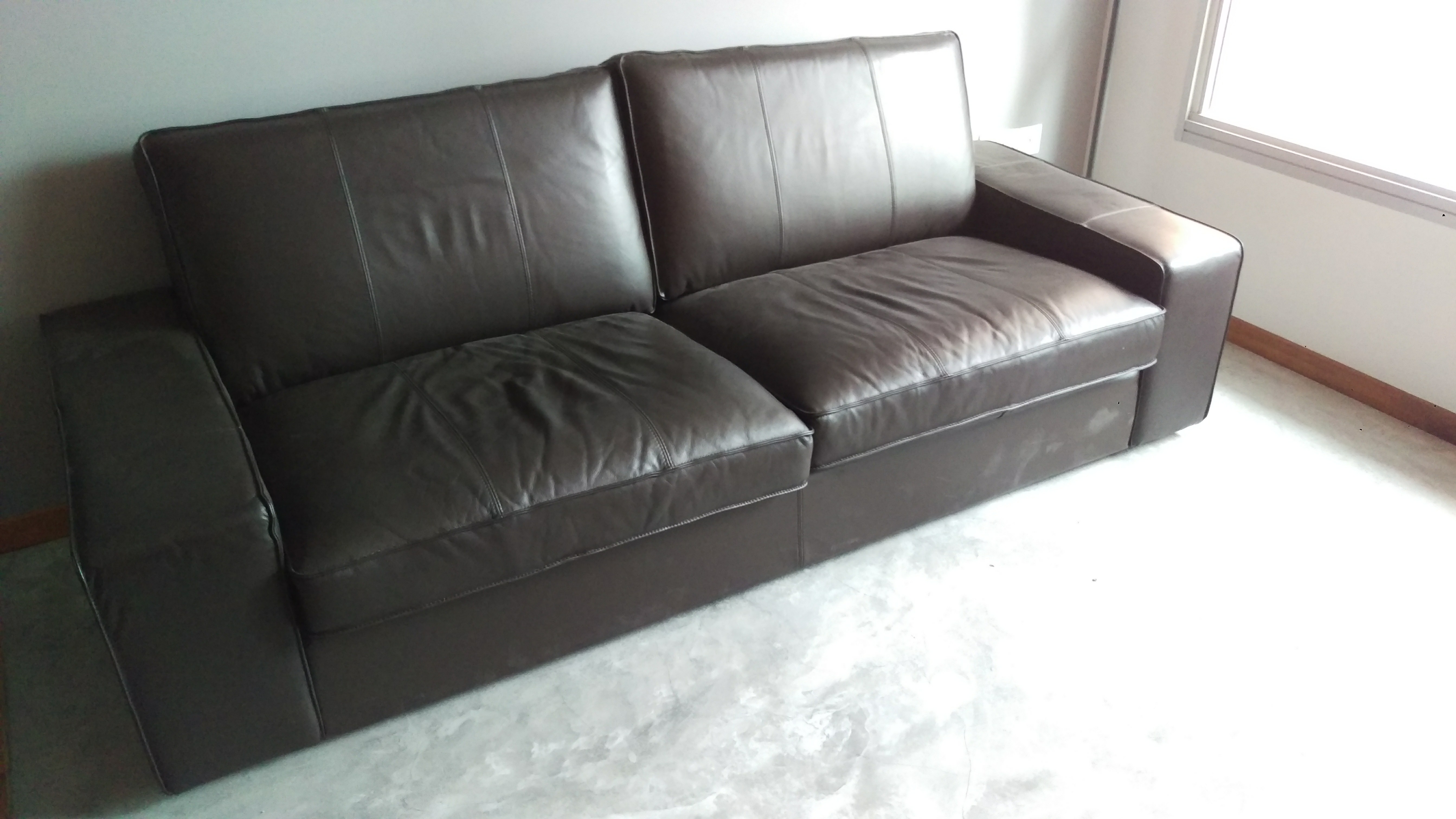 kivik leather sofa images