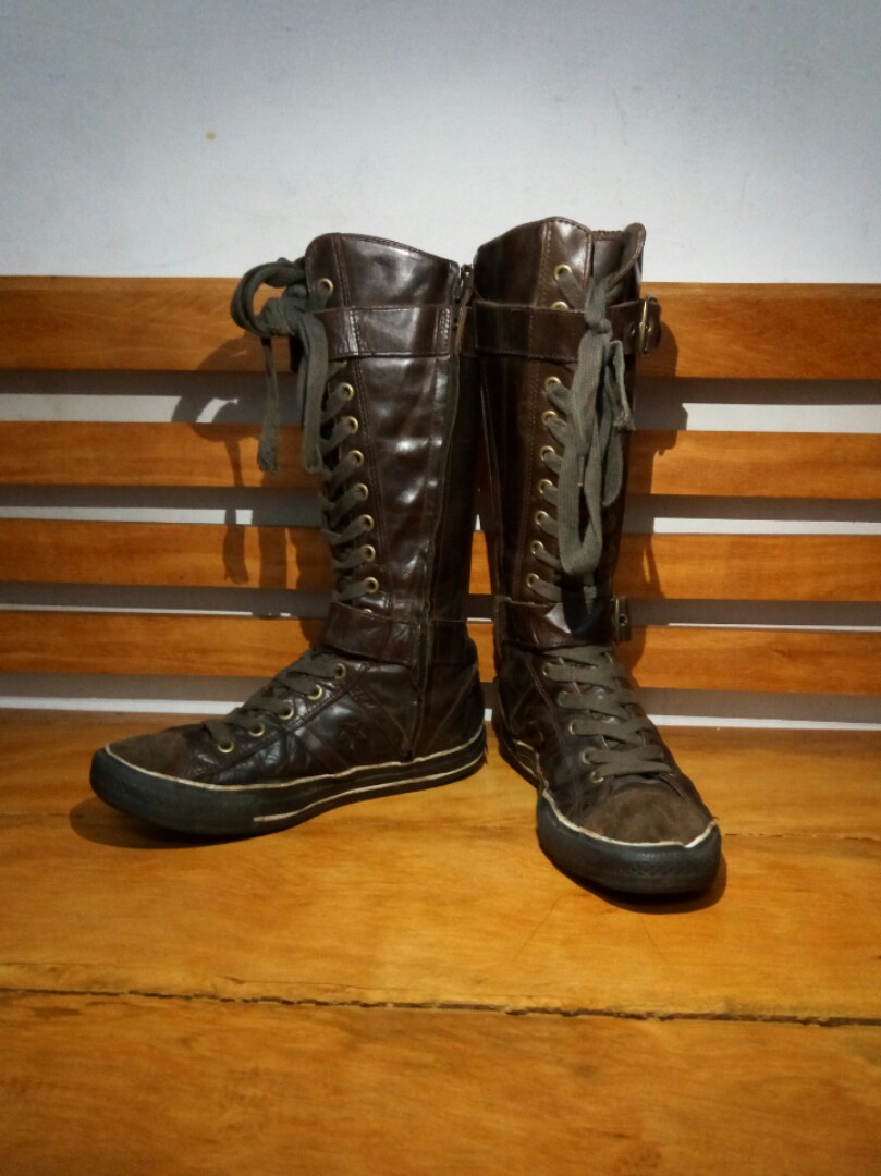 converse long boots