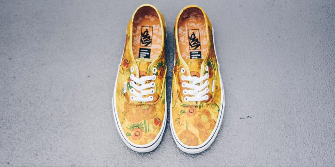 vans sunflower van gogh shoes