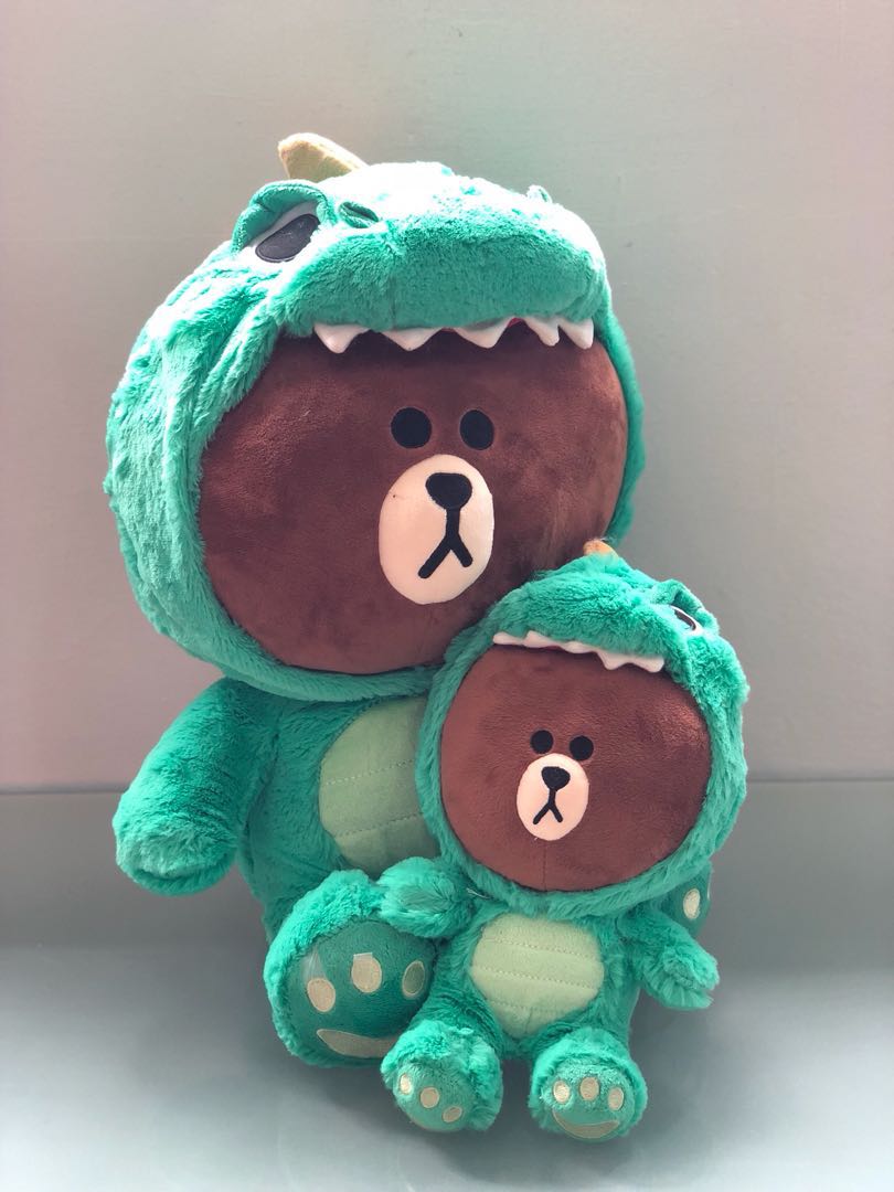 Dino brown hot sale plush