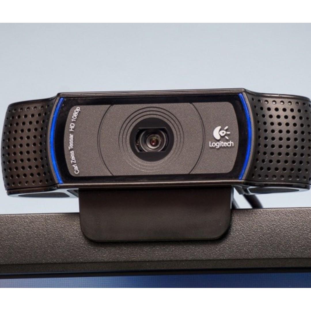 Logitech C920 HD Pro Webcam, Full HD 1080p/30fps Videos - Black, Computers  & Tech, Parts & Accessories, Webcams on Carousell