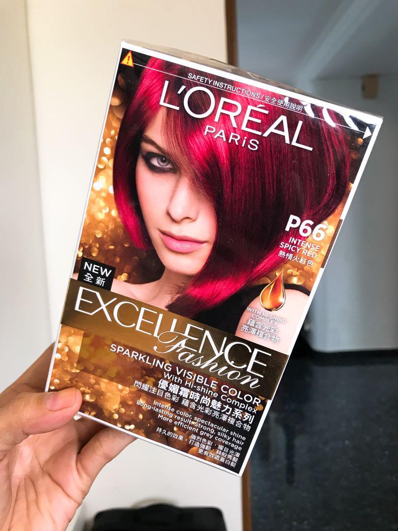 Loreal Hair Color Intense Spicy Red Health Beauty Hair Care On
