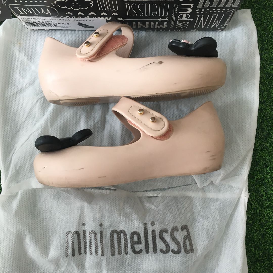 Mini Melissa Ultragirl Disney Twins BB Mary Jane Shoe size 8