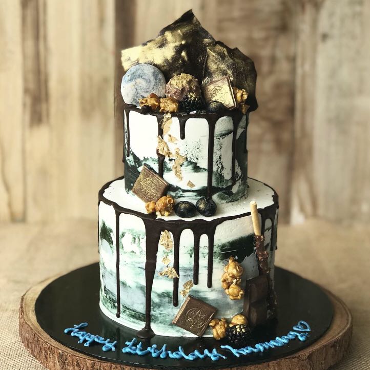 Monochrome Cake 21st Birthday Cake Grand Birthday Cake Food
