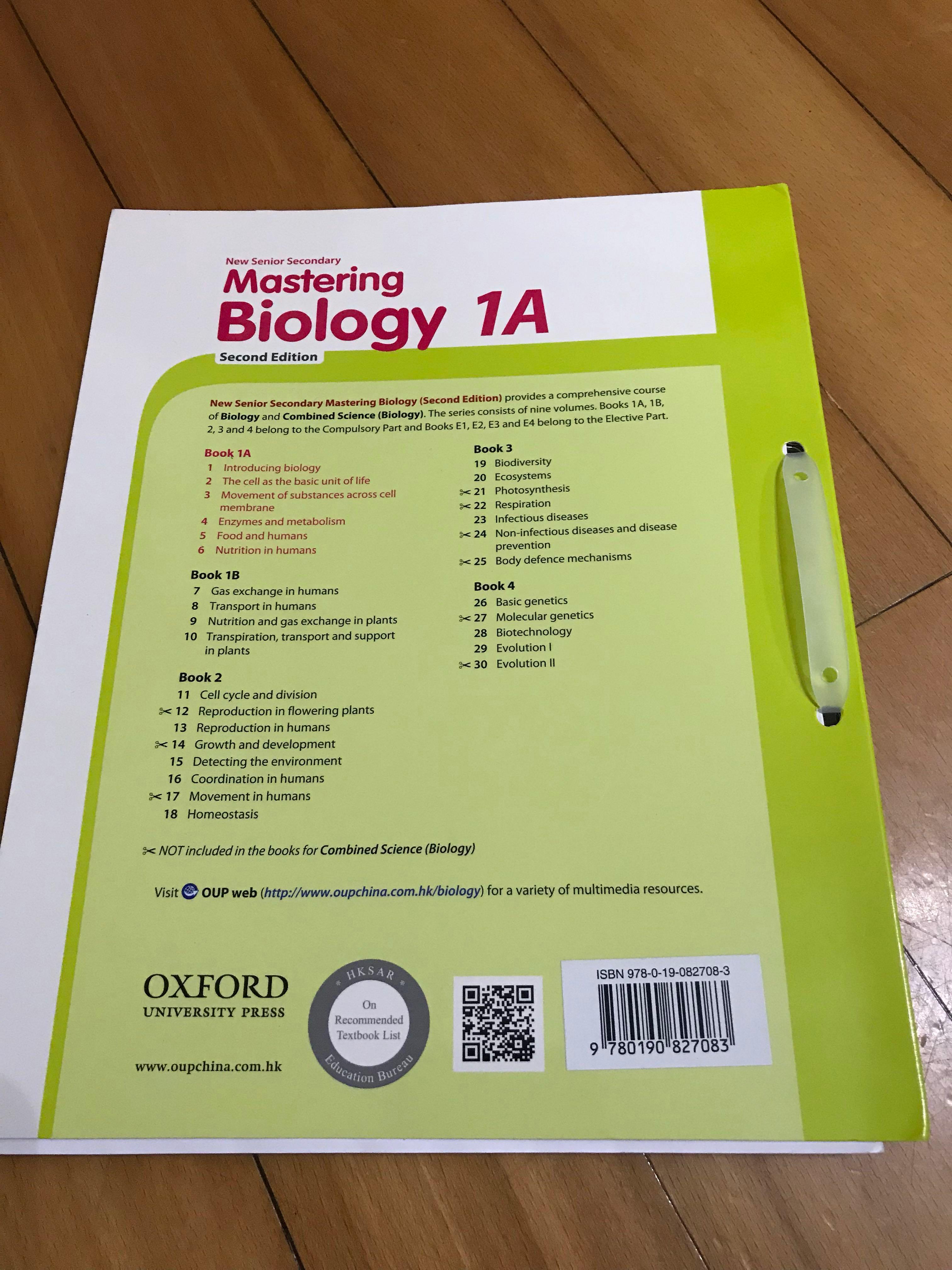 mastering biology online homework package