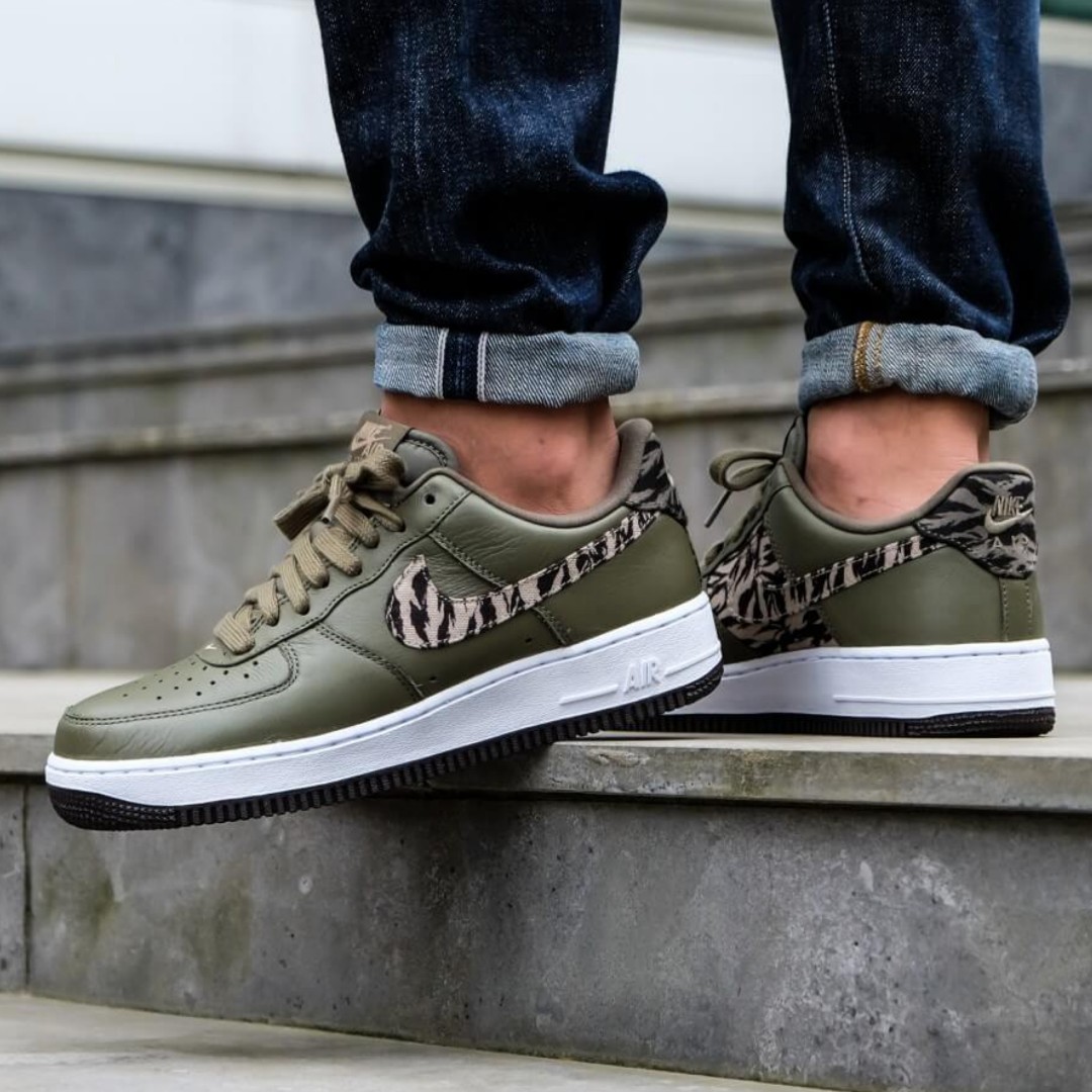 nike air force 1 low camo olive