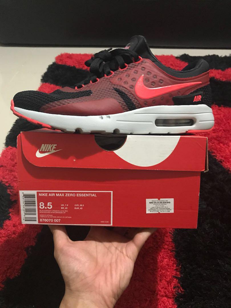 Nike Airmax Zero Essential Men s Fashion Footwear Sneakers on
