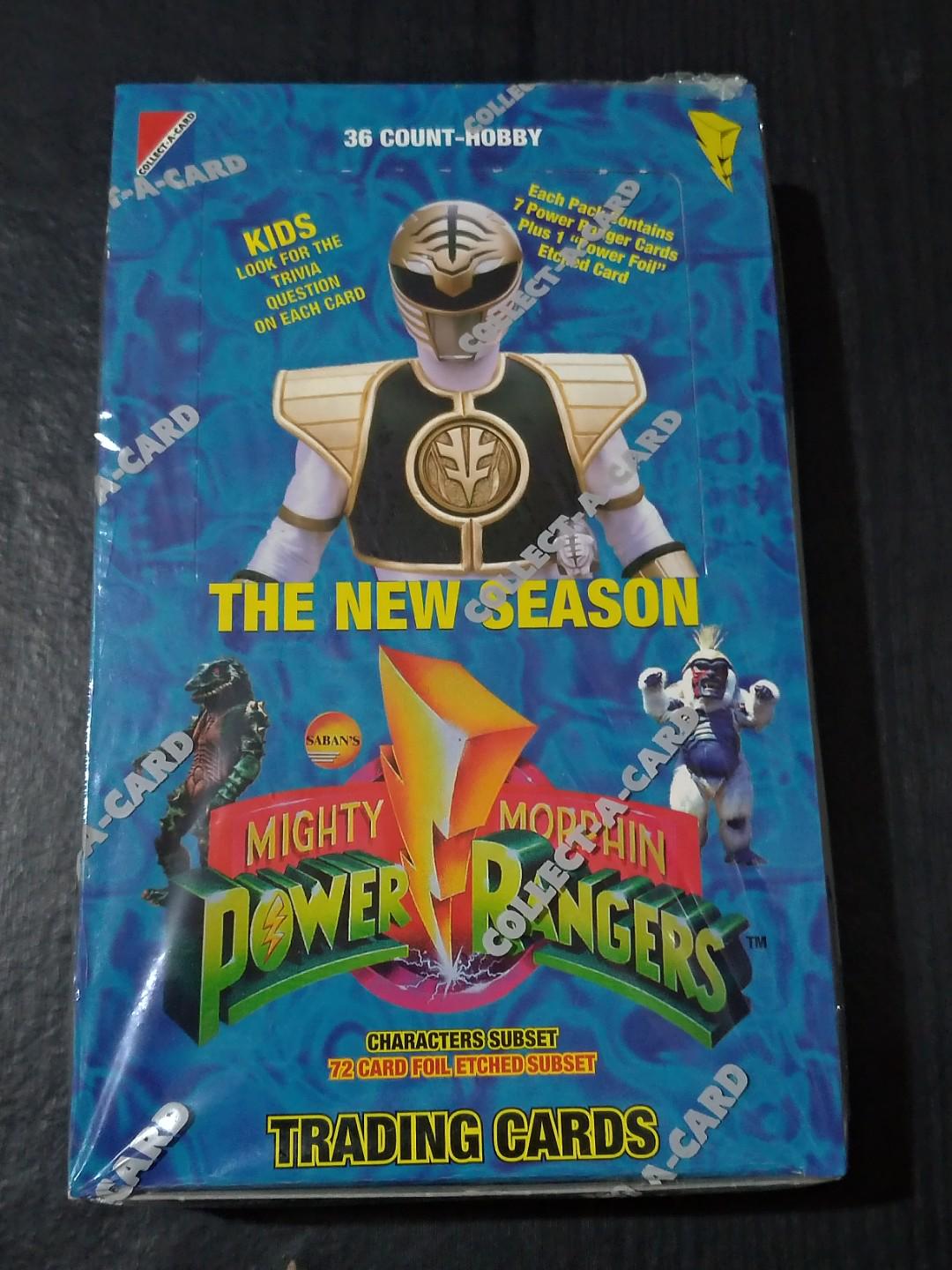 1995 Collect-A-Card / Saban Power Rangers Super Pack Set NM/MT Details about   Lot of 10 24 