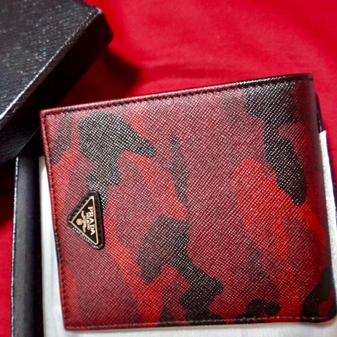 prada camouflage wallet