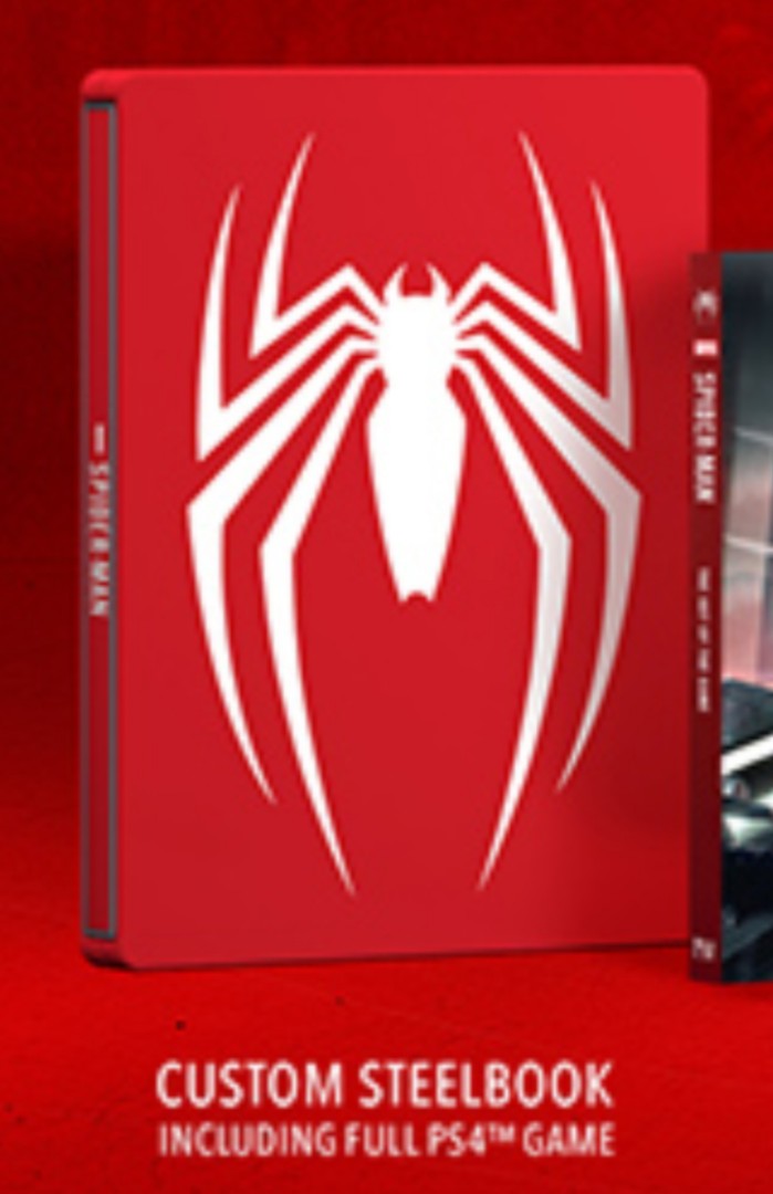 spider man ps4 steelbook edition