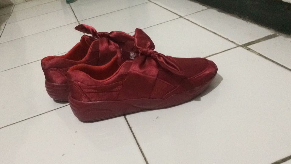 puma fenty bow red