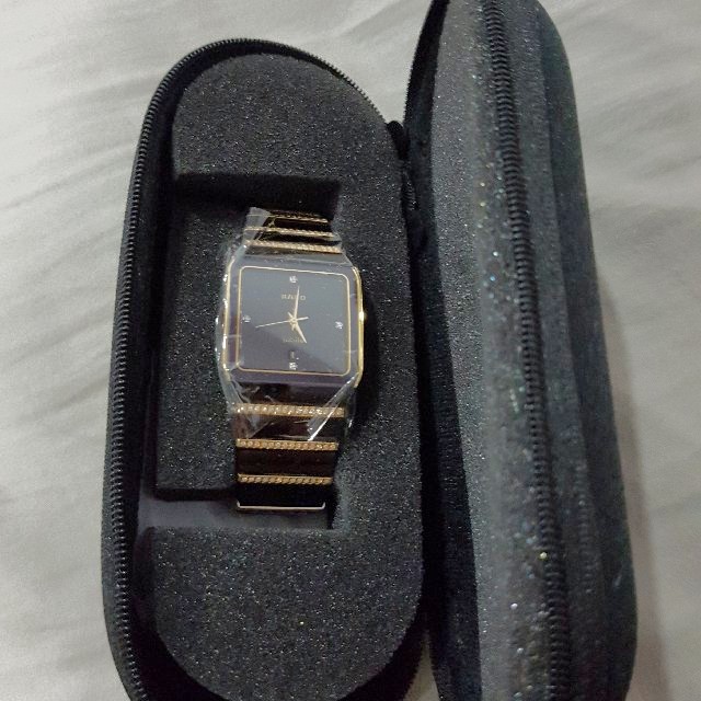 Rado Anatom Jubile Men Black Ceramic With 18K Gold And Diamonds