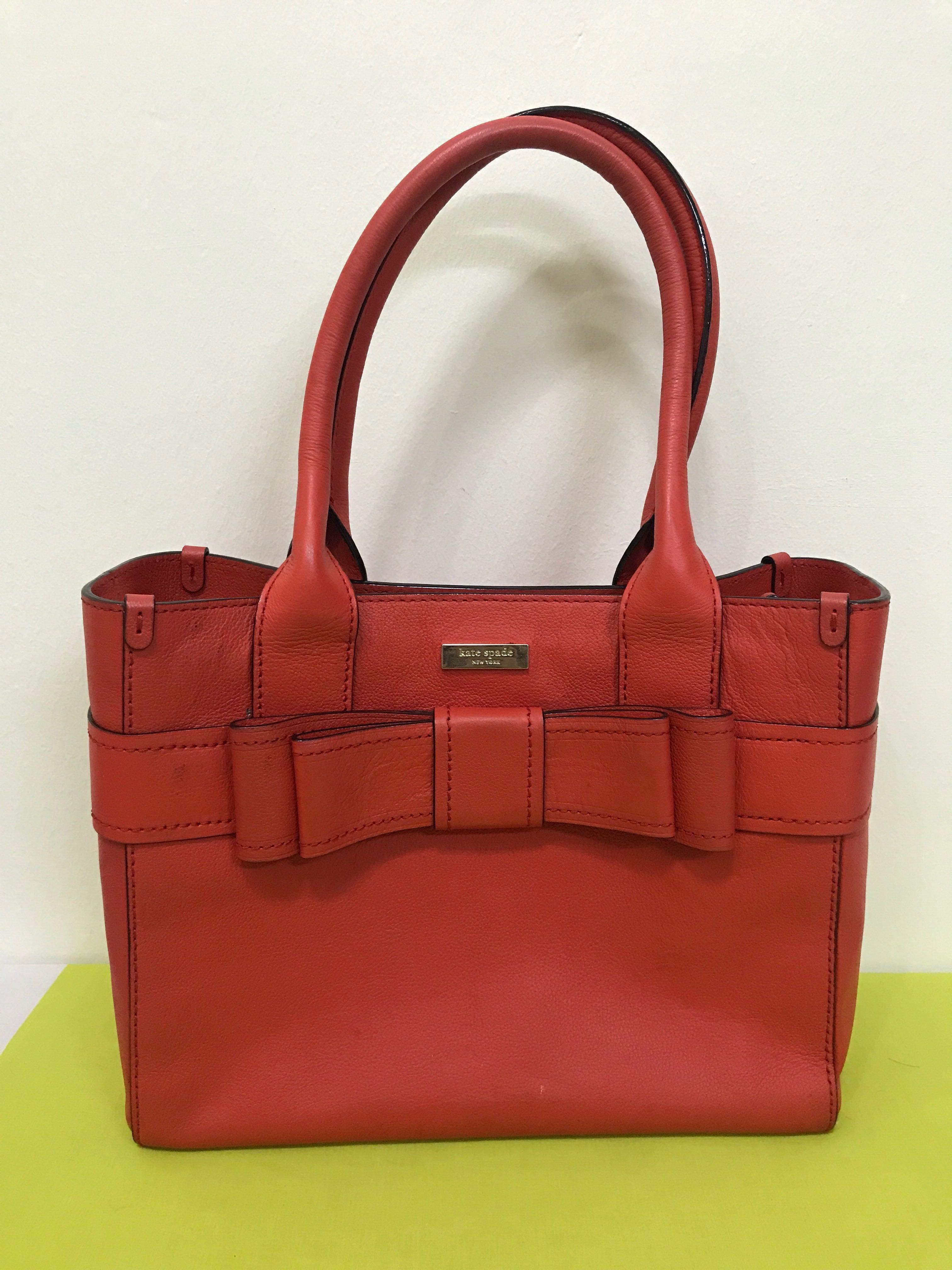 red kate spade purse