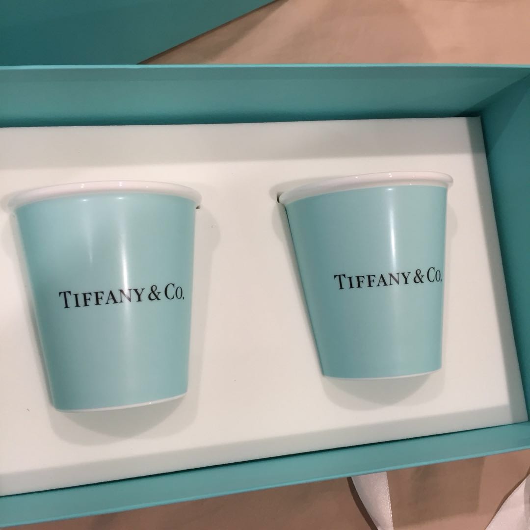 tiffany & co bone china paper cup