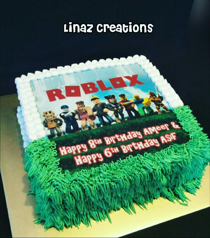 Roblox Theme Birthday Cake Need A Customised Cakes Contact - 