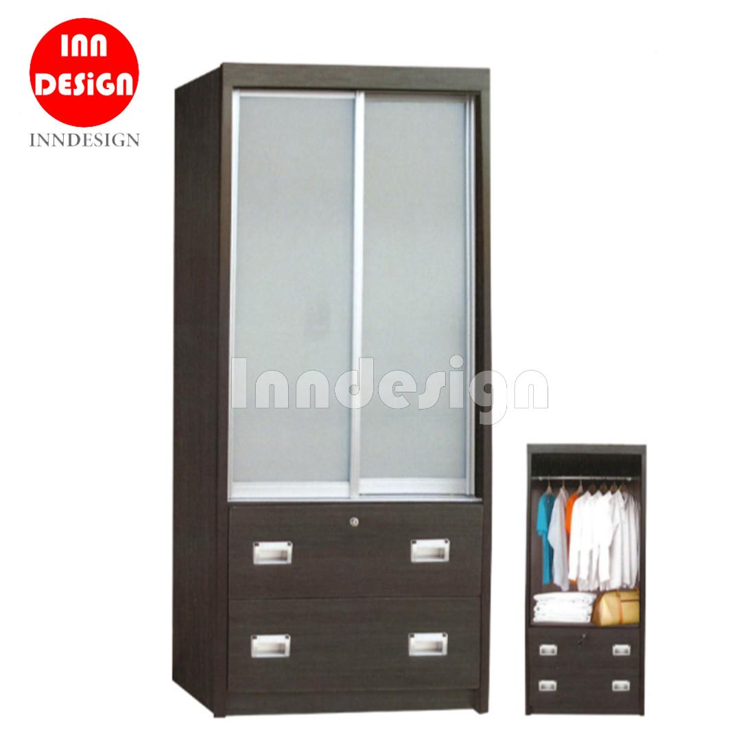 Rusha Sliding Wardrobe Furniture Shelves Drawers On Carousell
