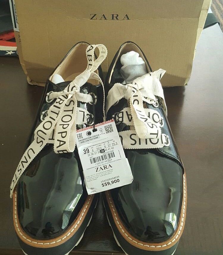 Sepatu Zara Women 39 Fesyen Wanita Sepatu Di Carousell