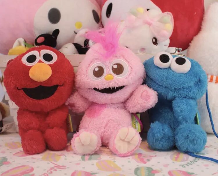 sesame street characters stuffed animals