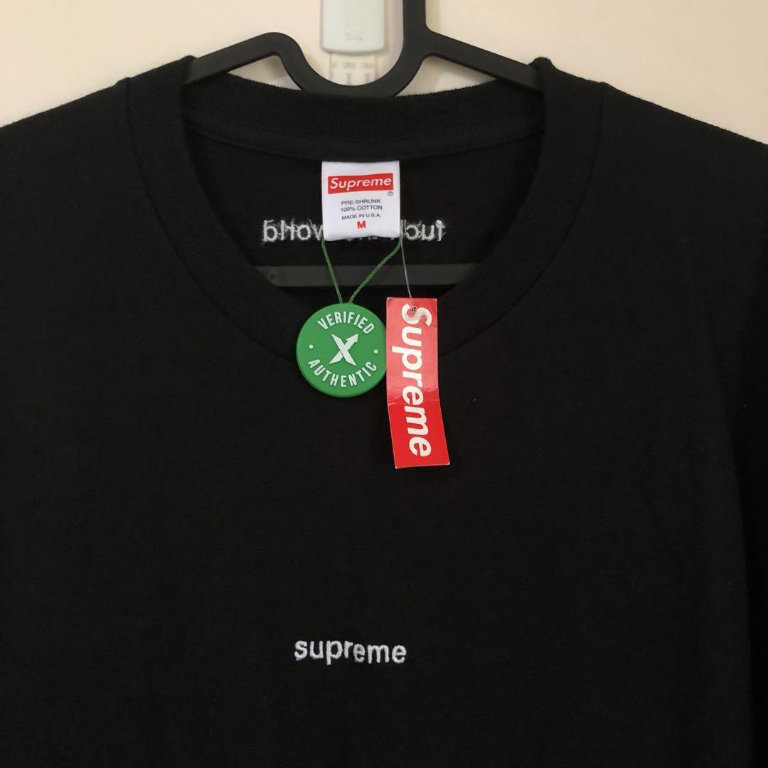 supreme ftw tee black
