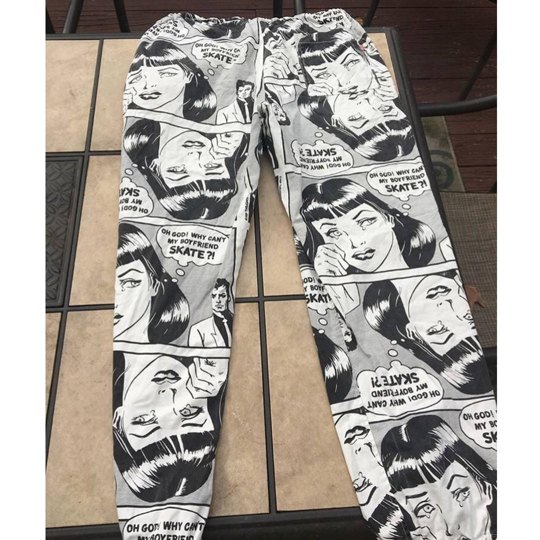 supreme x thrasher boyfriend pants