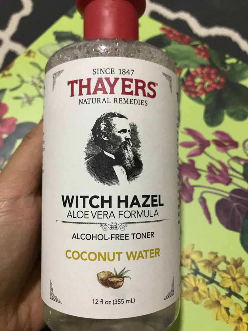 thayers witch hazel toner coconut water