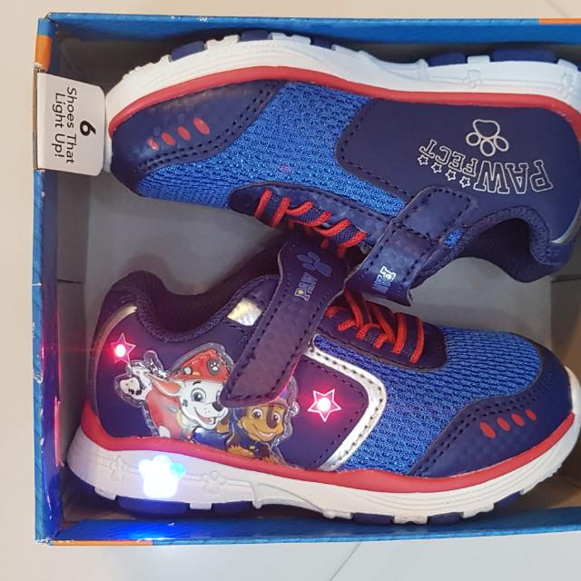 paw patrol boys sneakers