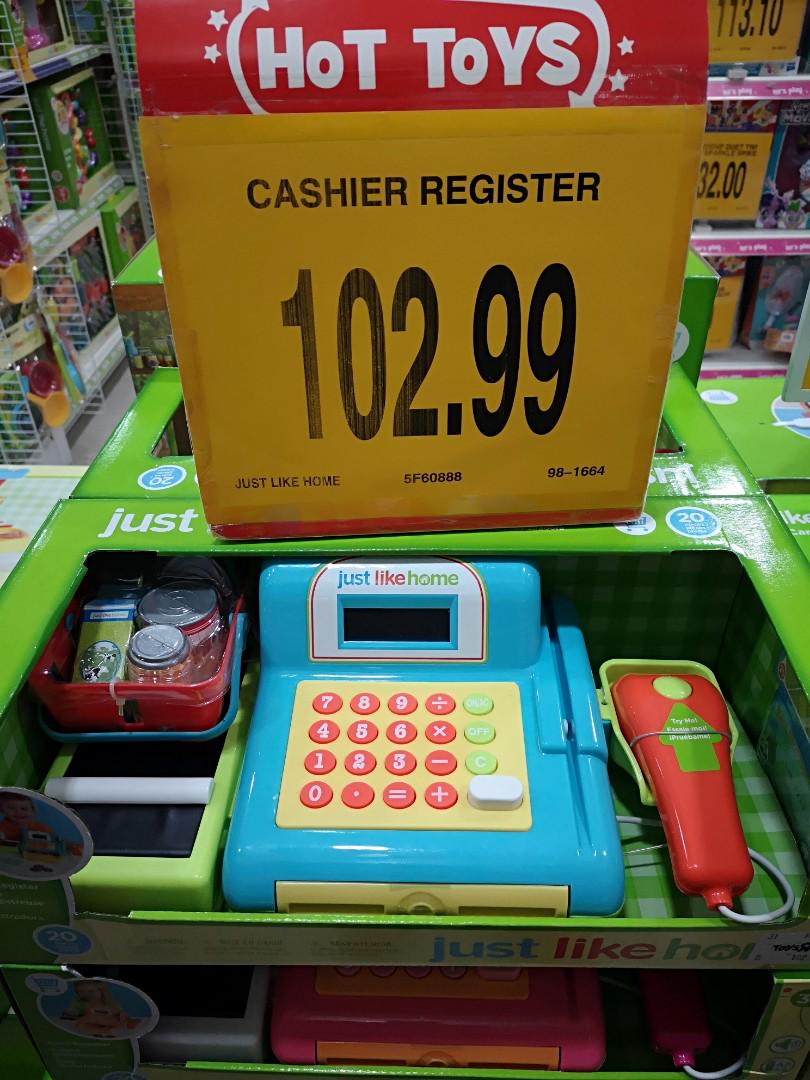 Garage Sale Supplies Just Like Home Kids Cash Register Green