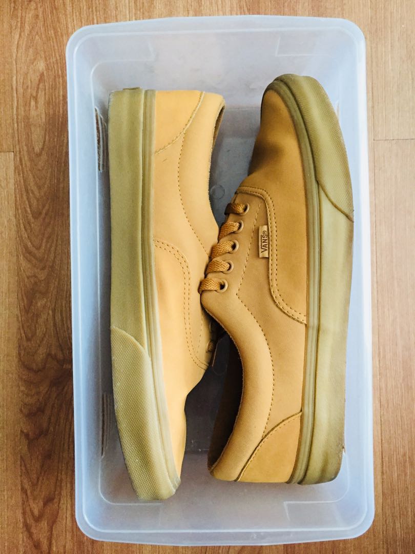 light tan vans