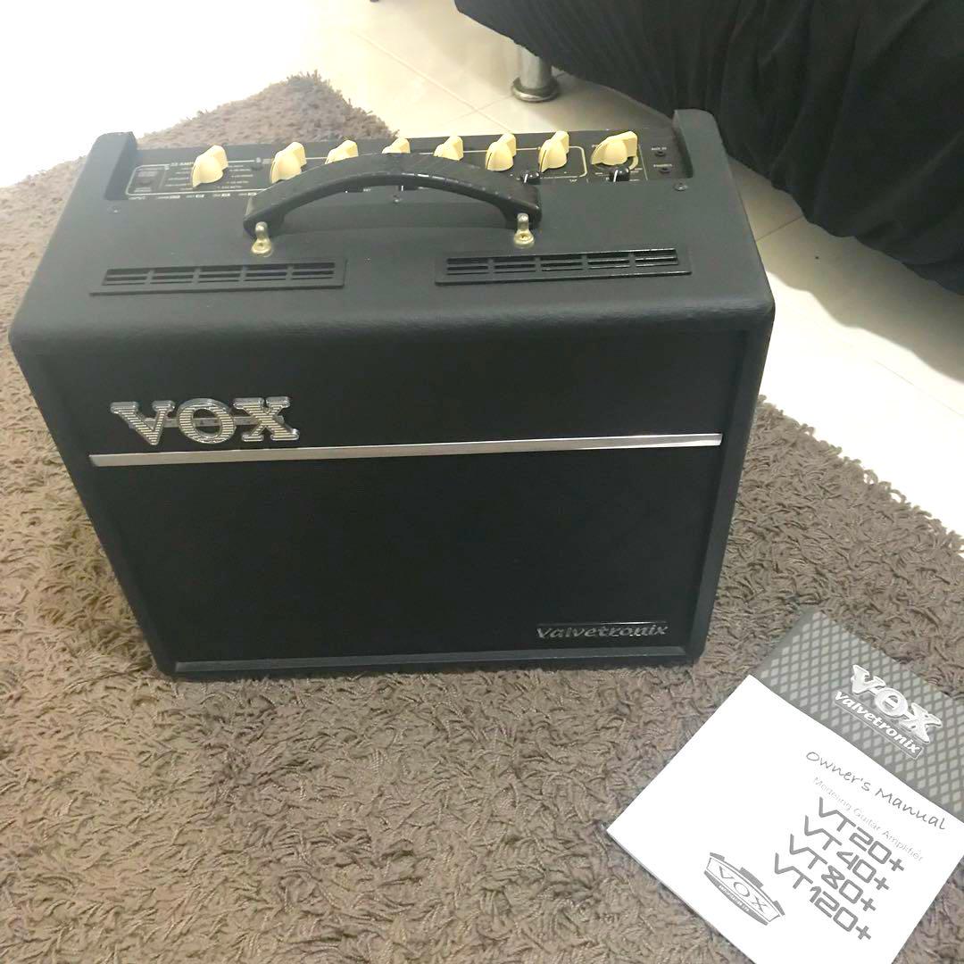 Vox Valvetronix VT20+ 30-Watt Modeling Guitar Combo Amp, Hobbies & Toys, & Musical Instruments on Carousell