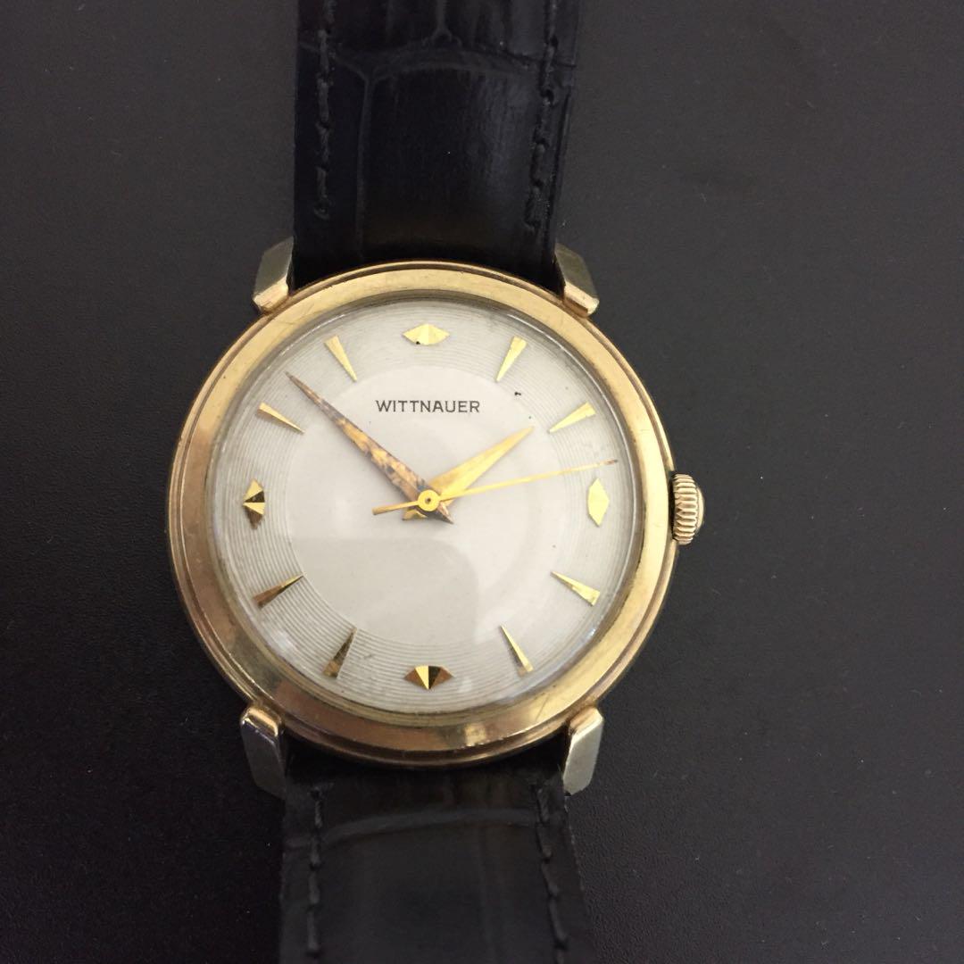 Wittnauer 10k Gold Vintage Watch, Luxury, Watches on Carousell