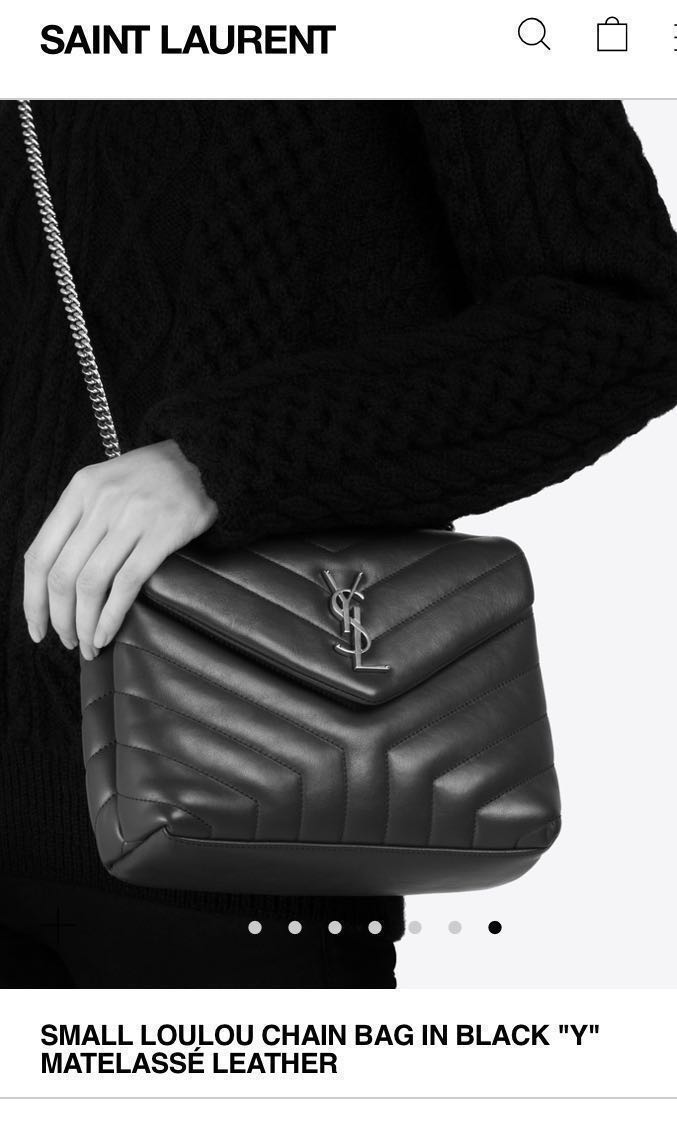 ysl small loulou chain bag