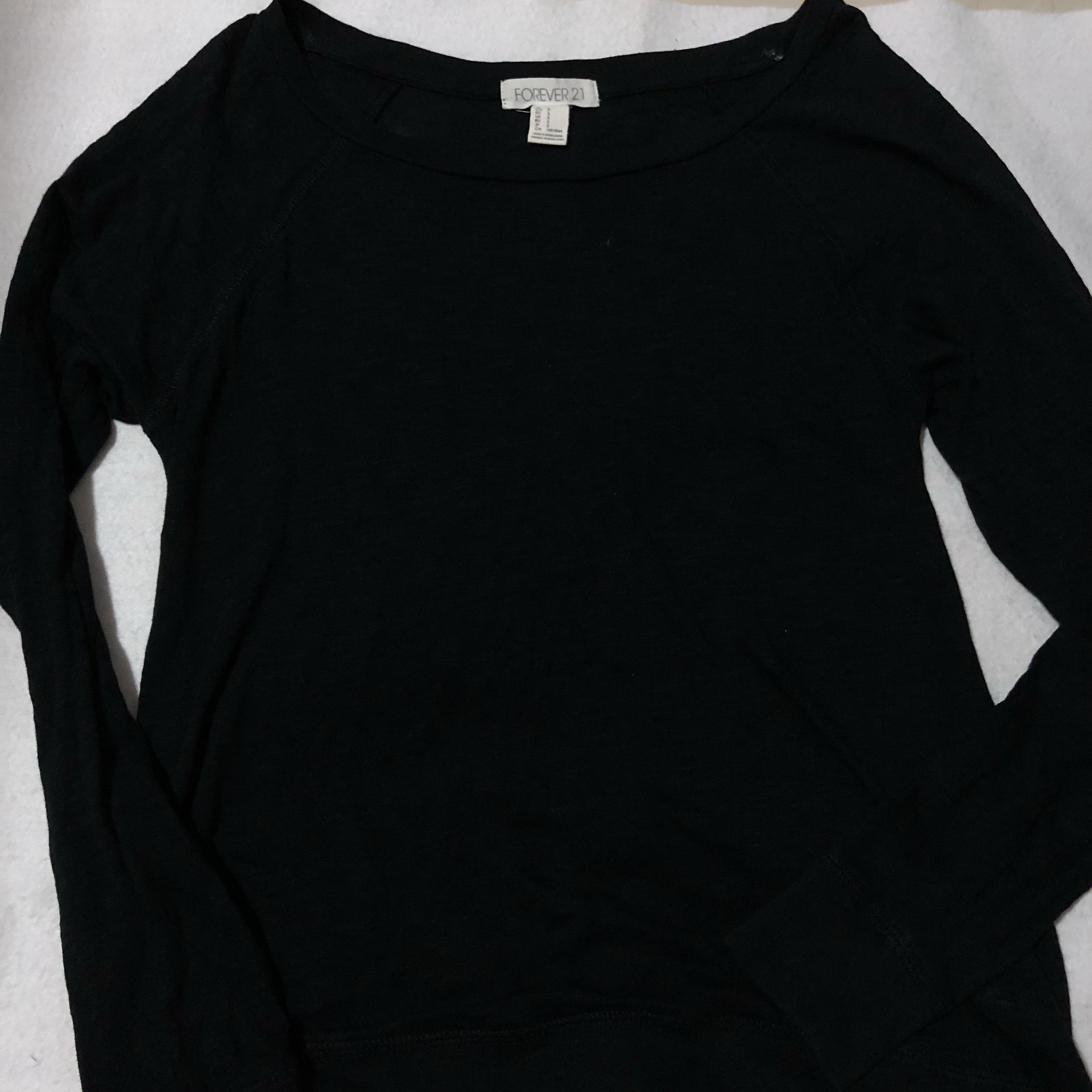 forever 21 black long sleeve