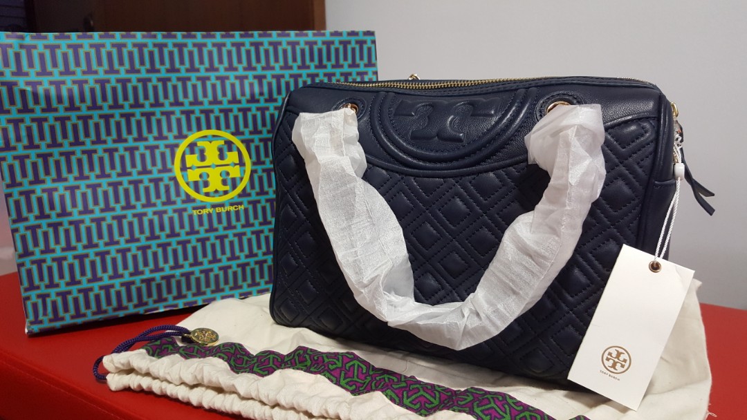 Tory burch fleming duffel bag hot sale