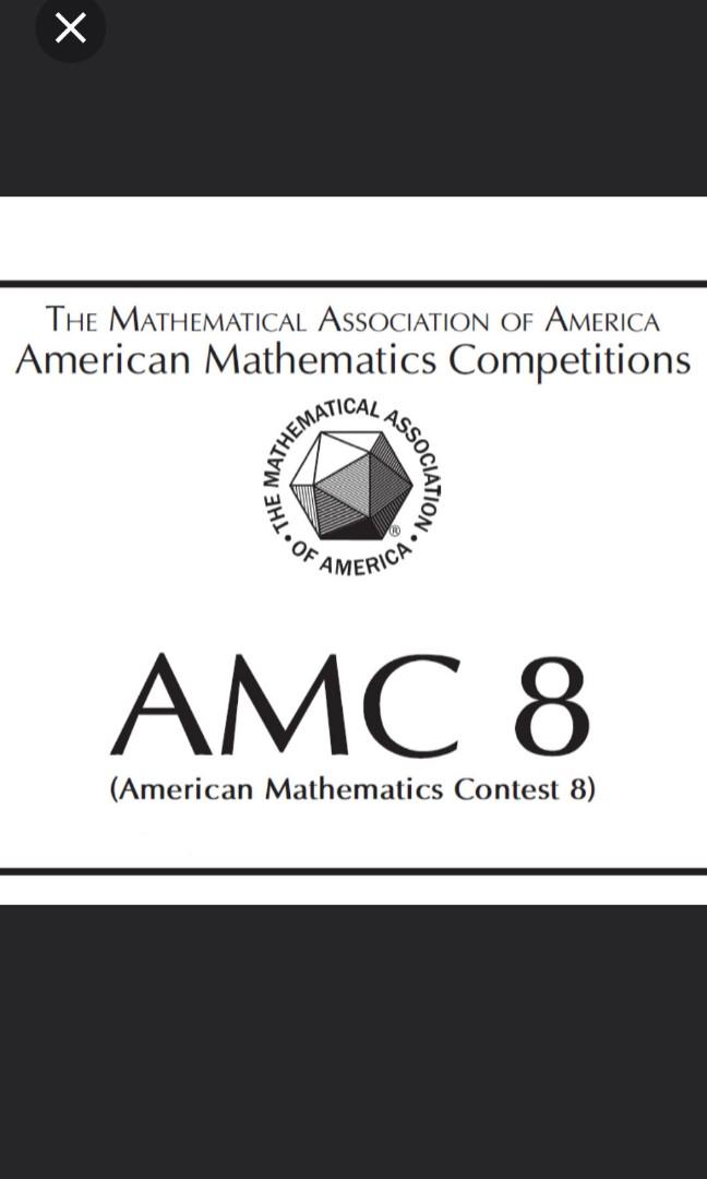 AMC 8 past papers with solutions, Hobbies & Toys, Books & Magazines