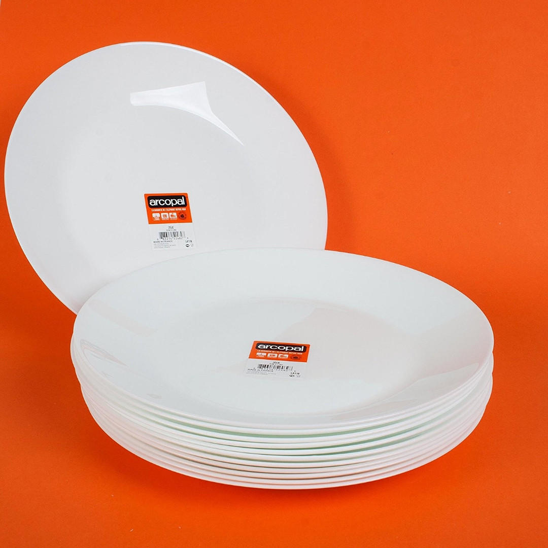 ARCOPAL DINNER PLATES 12 PCS bestseller, Furniture & Home Living, Kitchenware & Tableware