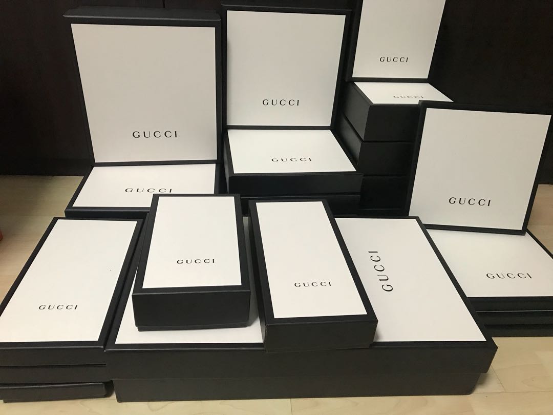 Assorted Gucci Boxes, Luxury, Accessories on Carousell