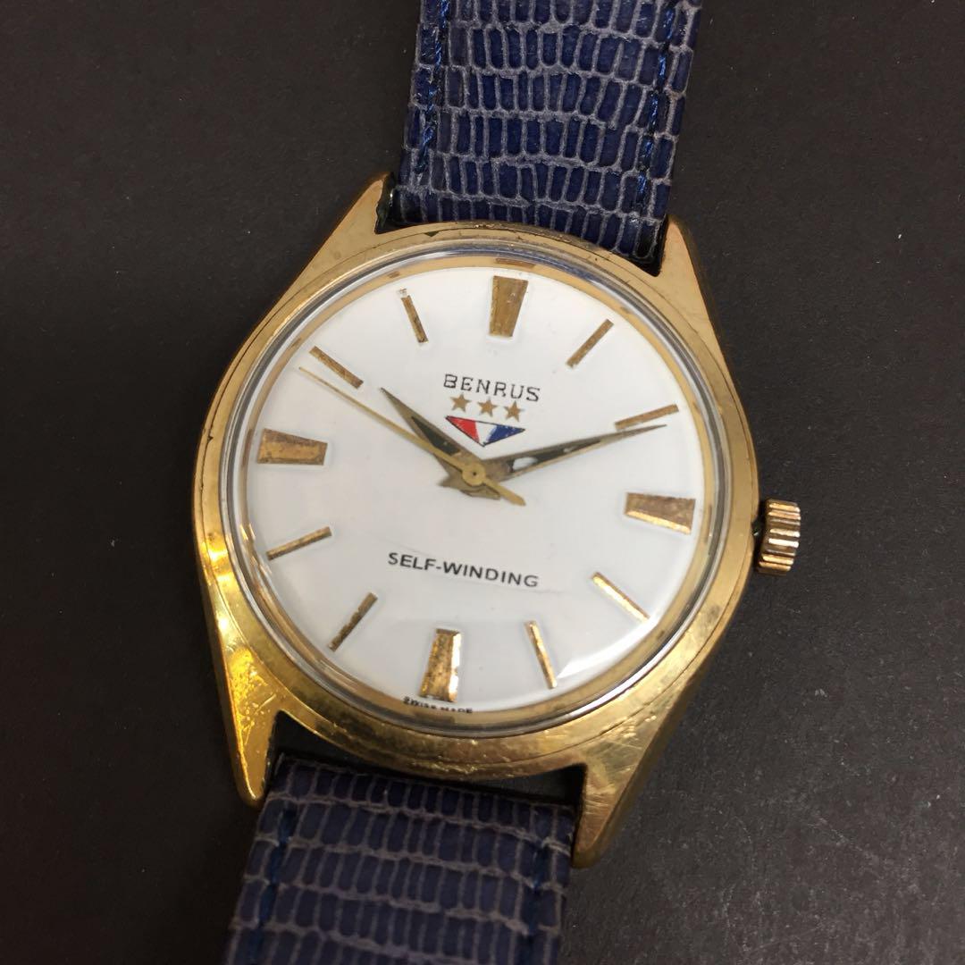 Benrus 20 micron gold watch hotsell