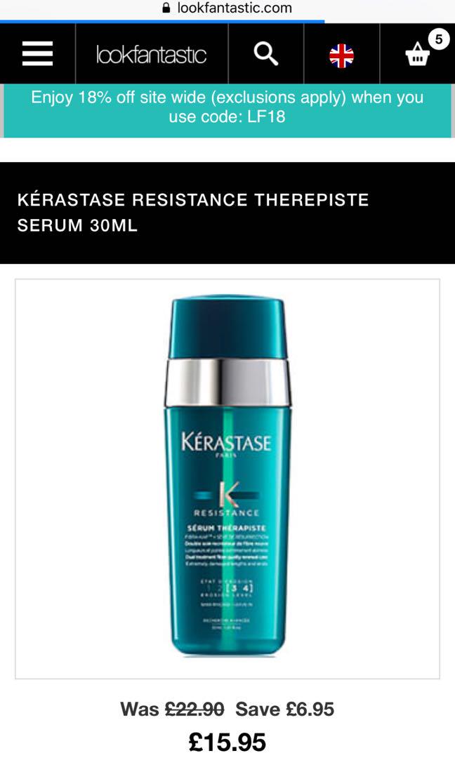 Bn Kerastase Resistance Serum Therapists Health Beauty Hair Care On Carousell