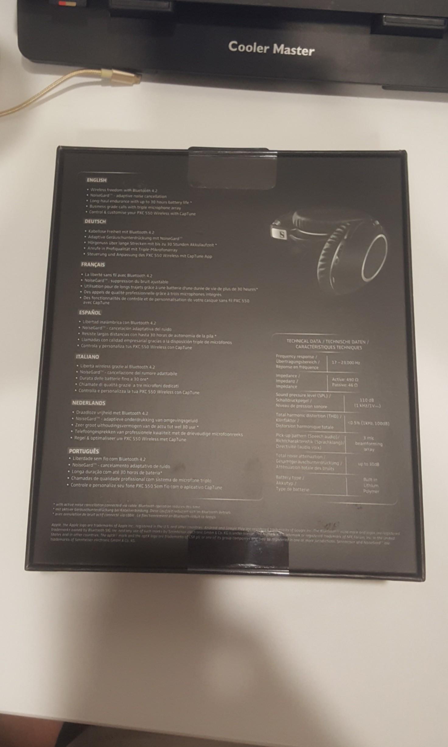 Bnib Sennheiser Pxc 550 Electronics Audio On Carousell