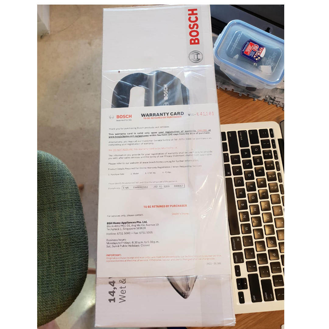 BOSCH BKS4043 HANDHELD VACUUM CLEANER, TV & Home Appliances, Vacuum