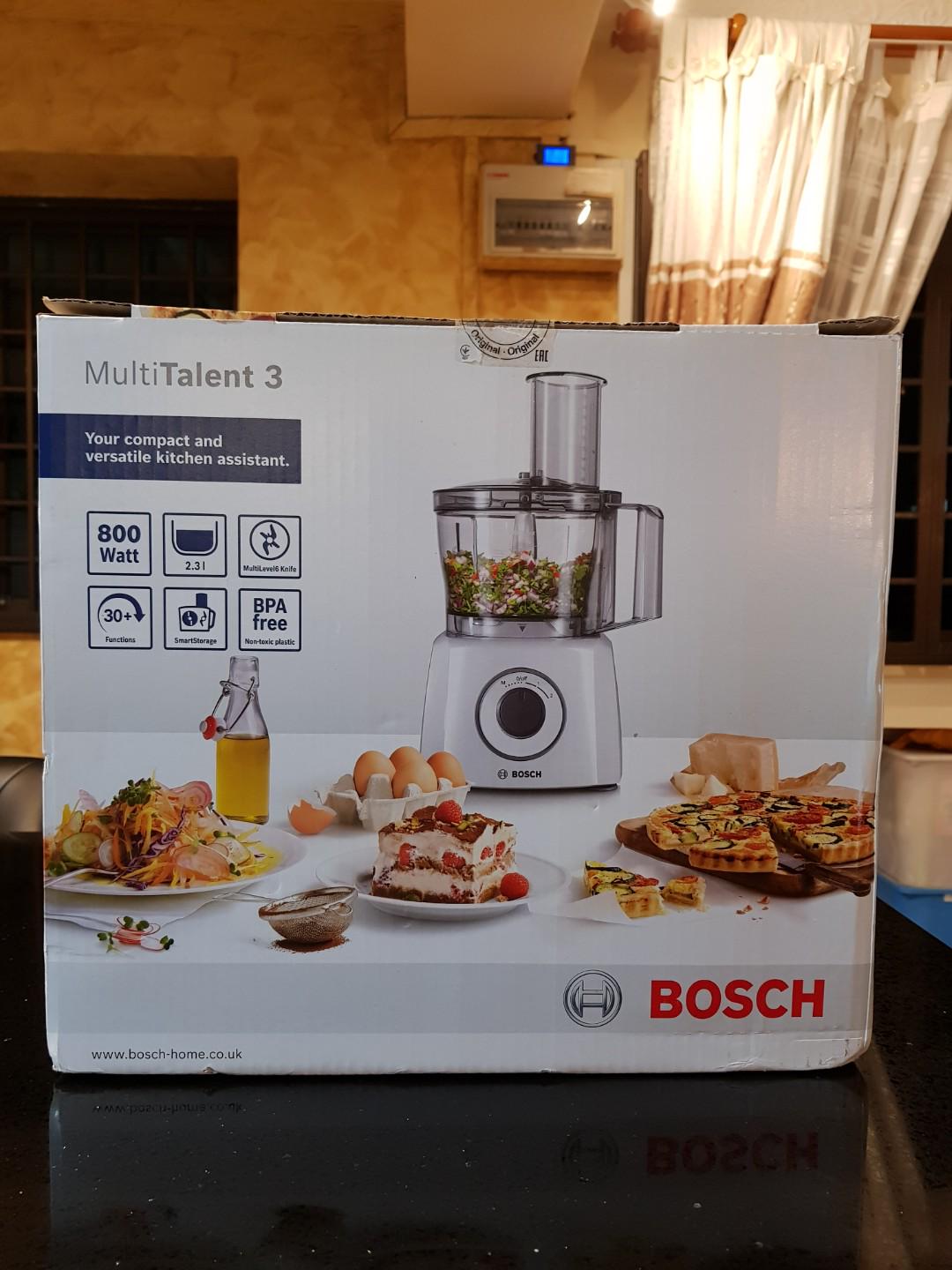 Bosch Multi Talent 3 New Food Processor Home Appliances