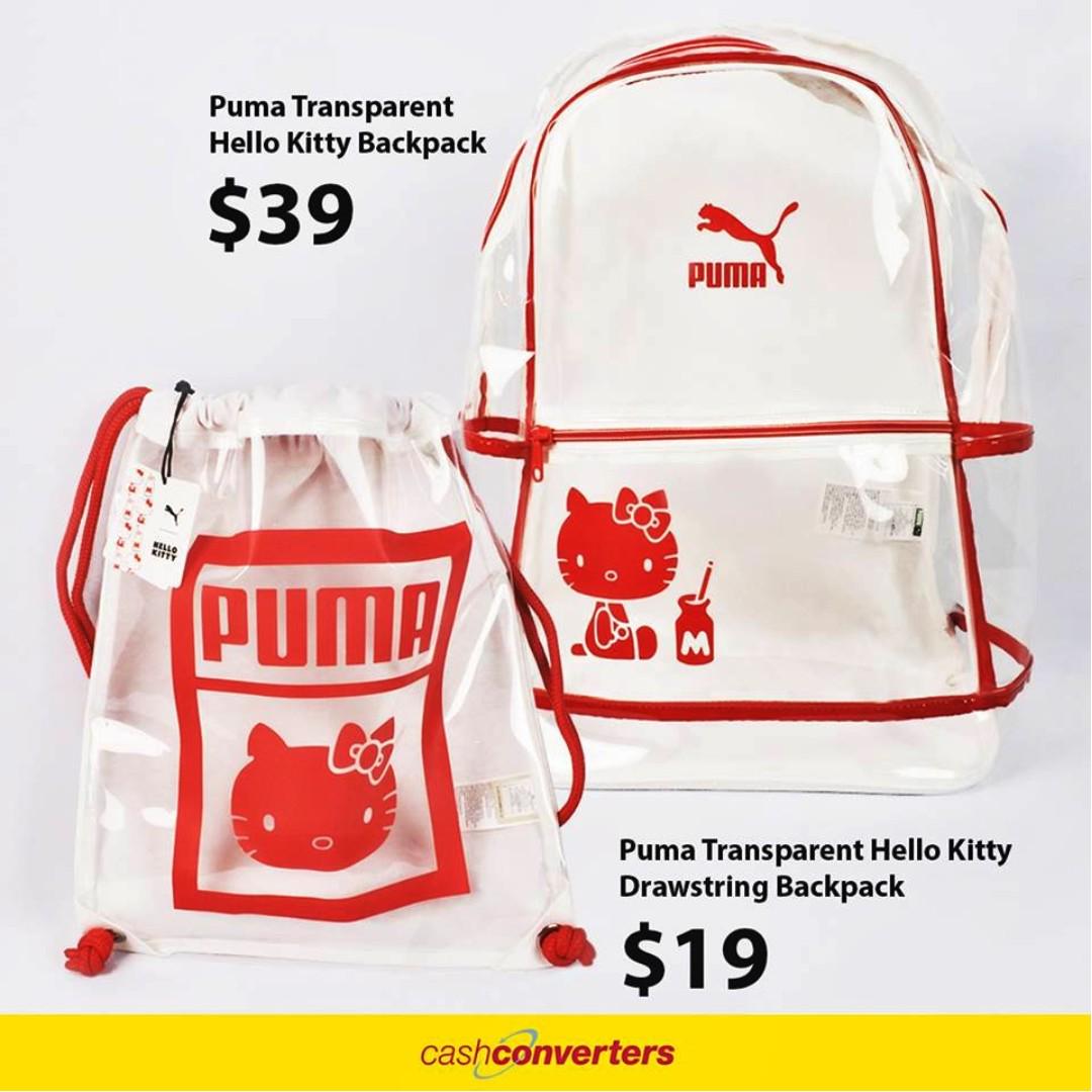 brand new puma x hello kitty backpacks