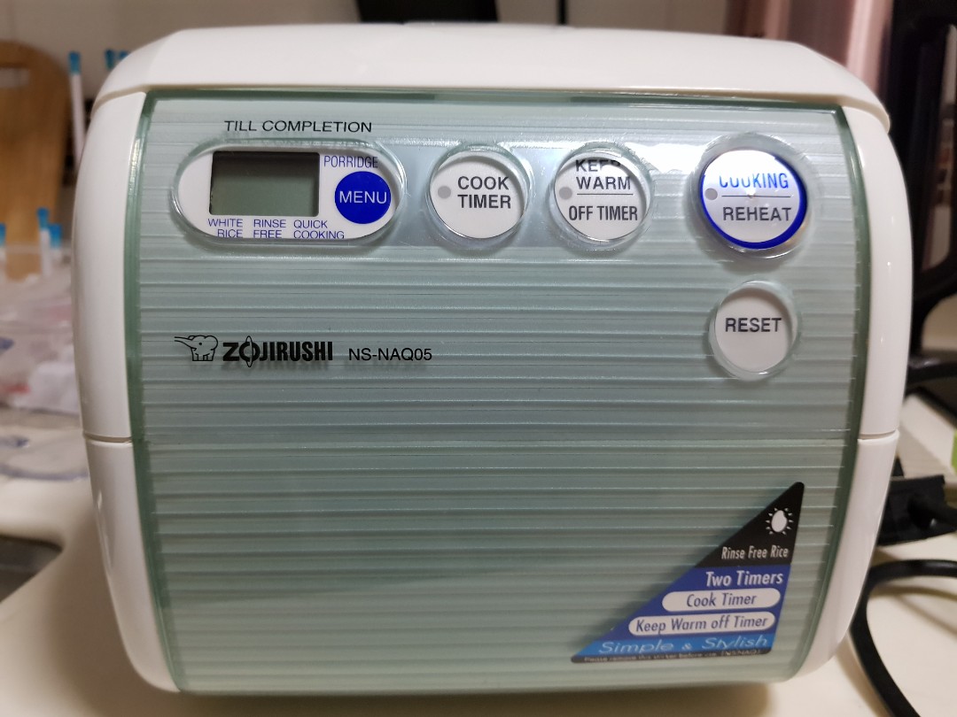 Clear Blue Fuzzy Logic Rice Cooker/Warmer, TV & Home Appliances