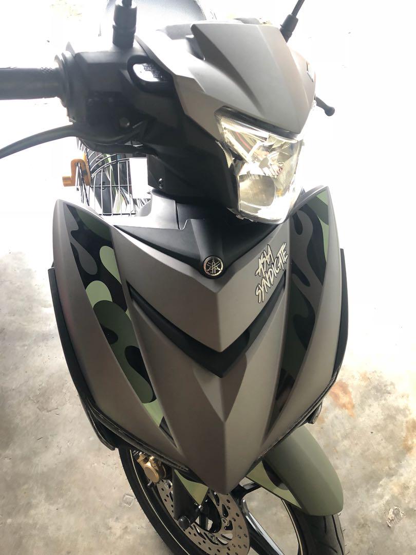 Coverset Camo Exciter Vietnam Original Yamaha Motorcycles Motorcycle Accessories On Carousell