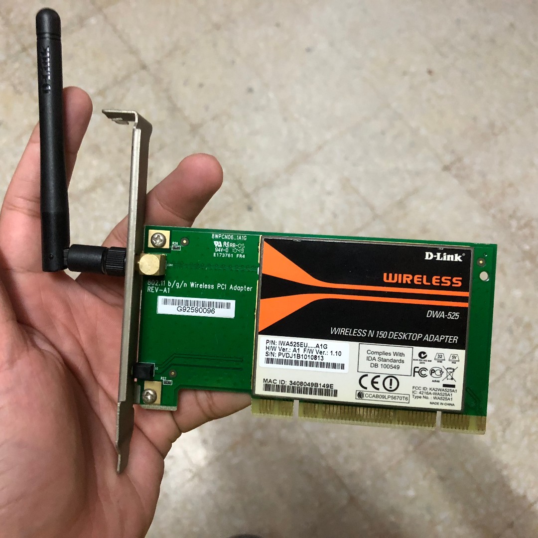 D-link Wireless Adapter (DWA-525), Computers & Tech, Parts ...